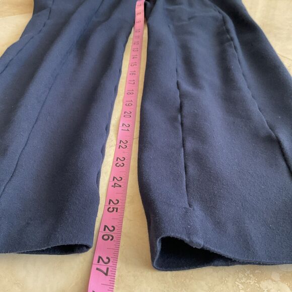 👖 Ann Taylor Navy Stretch Ponte Pants – Size 10 – Ankle Tapered - Picture 7 of 7